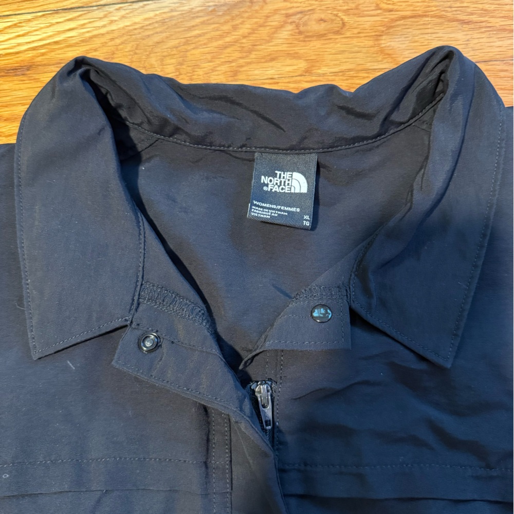 The North Face Black Polo Collar Mini Dress - Picture 6 of 11